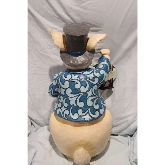 Jim Shore Easter Bunny 19" Heartwood Creek w/ Lighted Lantern 6003367 2018 - Picture 4 of 7